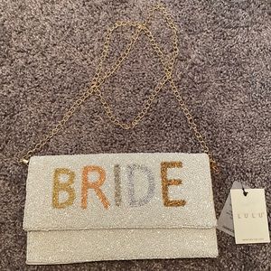 Lulu bride crossbody NWT
